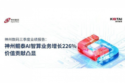 南宫ng28数码三季度业绩报告：神州AI智算业务增长226%，价值贡献凸显